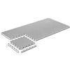 ProGame Kit 8 Pezzi Tatami Palestra 3.5 cm GYM-Home Nero/Grigio 50x50 cm Tatami Puzzle Componibile - Made in Italy