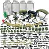Felicify Set di Armi Militari, 171 Pezzi WW2 Armi Militari, Soldatini Giocattolo Militari, Set di Giocattoli Pacchetto Moderno Dell'Esercito, Regalo di Compleanno per Fans