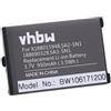 vhbw 1x batteria compatibile con Sagem MY-X5, MY-X3, MY-C5, MY-Q88, MY-X2-2, MY-X1 smartphone cellulare (950mAh, 3,7V, Li-Ion)