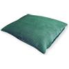 4L Textil Cuccia Cane velluto a coste Cuscino Cane Taglia Grande e Media Cuscino per Cani sfoderabile e lavabile (120x100 cm, Verde(Strisce))