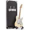 AXMAN Nile Rodgers - Replica di chitarra in miniatura, idea regalo musicale, realizzata a mano, in scala 1/4, include una scatola espositiva, targhetta per il nome e un supporto per chitarra in miniatura
