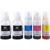Kamo 102 Inchiostro Multipack Compatibile con Epson 102 cartucce; EcoTank ET-4750 ET-3750 ET-2750 ET-2700 ET-15000 ET-4700 ET-2710 ET-2720 L50 190L 3160 L3156 L3150 L3116 L3110 L1110