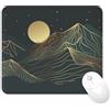Giecy Tappetino Mouse Poggiapolsi,Gaming Mouse Pad Ergonomico in Gel,Supporto per Polso per Computer per il Gioco, Mousepad con Base in PU Antiscivolo (17-Pizzi lunari)