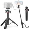 ULANZI Mini Treppiede Fotocamera 54cm/21.6in, ULANZI MT-73 Treppiede per Fotocamera Piccolo con vite da 1/4'', Treppiede da Viaggio, Treppiede Tascabile compatibile con Compatto Fotocamera