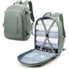 suradar Bagaglio a Mano per Easyjet 45x36x20 Borse da Cabina per Easyjet 45x36x20 Valigia Zaino da Viaggio Aereo Bagaglio a Mano Con Tasca Antifurto Cabina Viaggio Zaino per Laptop 15,6 Verde Militare
