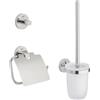 Grohe Essentials set accessori bagno, 40407DC1, Essentials supersteel [Accessori Bagno > Set di accessori da bagno]