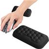 Hugfads Supporto ergonomico in memory foam per polso e gomito con bracciolo per scrivania，Riduce lo stress durante l'uso del computer