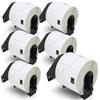 BETCKEY - 6 Rotoli DK-11202 Etichette per Spedizioni Compatibile con Brother, 62mm x 100mm, 1800 Etichette per Stampanti di Etichette Brother QL