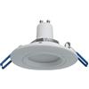 Planetitaly Faretto tondo incasso foro 7cm lampada orientabile LED 8W GU10 RGB RGBW luce soffitto (Colore bianco, Luce 3000K)