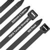 NEEKFOX Fascette Plastica 300mm x 7,6mm, 100PCS Fascette Nere Resistenti ai raggi UV con Resistenza alla Trazione 75KG, Fascette Elettricista per Cable Management, Giardinaggio, Officine