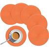 Homcomodar Tovagliette Americane Lavabili Tovagliette Set Di 6 Tovaglietta Colazione Resistenti Al Calore Tovagliette Rotonde Per Partito Cucina Scuola Asilo 34cm