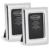 EDZARD Adria, cornice portafoto per foto da 4 x 6 cm, color argento, con protezione antiossidante, argento (lucidato).