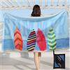 LAIZIHUI Telo Antisabbia Mare Coperta da Spiaggia,Telo Mare Microfibra,Perfetto per Lo Sport, Viaggi, Campeggio, Palestra, Piscina.Telo Mare Grande 160x80cm