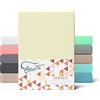 Favorito Jersey Spannbettlaken Kamille, 180x200 cm - 200x200 cm