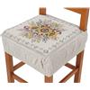 Casatessile Cuscino coprisedia piazzato ciniglia con Fascia Elastica Sunlight
