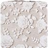 SaRani Coppia Coprisedie 2 Cuscini Sedia Fascia Elastica Fantasia Rose (Beige)