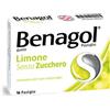 Benagol Pastiglie Limone Senza Zucchero Antisettico per Cavo Orale 24 Pastiglie