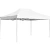 Vidaxl Gazebo Professionale Pieghevole Alluminio 4,5x3 m Bianco