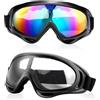 Udbrud Maschera da Sci, 2 Pezzi Occhiali da Motocross Protezione UV400 Maschera Sci Occhiali Protezione UV OutdoorMaster Maschera da Sci PRO per Donne, Uomini, Bambini, Sci, Snowboard