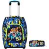 Seven Big Trolley SJ GANG Cuccioli, Blu, Bambino + Portapenne Blu Bambino