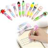 BAOSROY Penne Multicolore,10pcs Regalini Fine Festa Compleanno Natale,Mini Penna Multicolore 4 Colori,Colorate Penne a Sfera,Colorate Penne a Sfera Retrattile,Penne Multicolores Bambini,Gadget Compleanno