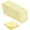 WAYTEX 1200 Note adesive riposizionabili giallo pastello 12 blocchi da 100 fogli, 75 x 75 mm