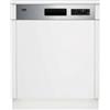 Beko PRONTA CONSEGNA - SPEDIZIONE IMMEDIATA Beko BDSN26430X Lavastoviglie da Incasso 60 cm con Frontalino Inox 14 Coperti Classe D Serie b300