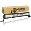 Willpower Barra LED Fuoristrada Slim 38cm 144W 12V 24V Luci per Auto 4x4 | Fendinebbia Luci di Lavoro 6000K Bianco, Impermeabile IP67, per Barca Trattore Camion Quad Offroad