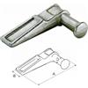 Cermag Cerniera laterale destra o sinistra diametro 20 mm Cermag 61287 e 61288 - Destra