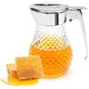 TNSLAND Vasetti di Miele da 8 Once, Dispenser di Miele con Manico, Bottiglia di Olio Versatile per Utensili da Cucina, Sciroppo di Caramello (250 ML)