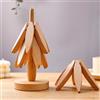 Ahuuen Sottopentola in Legno per Piatti Caldi e Teiera | Antiscottatura a Forma di Albero | Decorazione da Tavolo