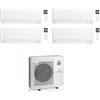 Mitsubishi CONDIZIONATORE MITSUBISHI QUADRI SPLIT MSZ-AY 5000+5000+12000+18000 BTU WIFI INVERTER MXZ-4F72VF4 A++