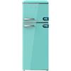 Cecotec Frigorifero 2 Porte Retro de 215 L Bolero CoolMarket 2D Origine 215 Green E. Altezza 148,2 cm e 55,2 cm de Larghezza, LED, Maniglia Cromata,