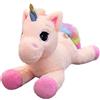 Georgie Porgy Bambini Peluche Unicorno Velluto Peluche Animale Orsacchiotto Peluche Regali di Compleanno per Ragazze (15'' Rosa)