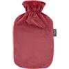 Fashy Borsa dell'acqua calda con rivestimento in ratina, 2 l, colore rosso ruggine