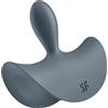 Satisfyer Booty Absolute Beginners 2 - vibratore anale (grigio)