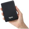 Bipra U3 - Hard disk esterno portatile USB 3.0 FAT32, 1000 GB, 1 TB, colore: Nero