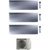 Daikin FTXJ20AS FTXJ35AS FTXJ50AS 3MXM68A(9) Climatizzatore Trial Split Parete Emura3 Silver/Argento 7+12+18 WIFI Alexa Google