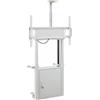 Hagor HP Twin Lift FW-W - sistema di sollevamento con altezza regolabile elettricamente per montaggio pavimento-parete 55-86 | VESA max. 900x600 | portata max. 120 kg | bianco
