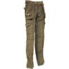 Pantalone caccia velluto sfoderato pesca tasche caccia uomo montagna verde