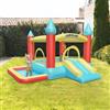 GIODICART Gioco Gonfiabile per Bambini, Grande Castello con Scivolo e Piscina
