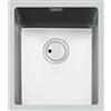 FOSTER Lavello Cucina 1 Vasca Sottotop Larghezza 38 cm materiale Acciaio Inox finitura Spazzolato - 3353 850 S4001