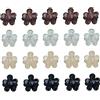 Ycfish 20 mini fermagli per capelli a forma di fiore, piccole mollette per capelli, antiscivolo, piccole mollette per capelli da donna, accessori per capelli per fotografie, feste, matrimoni