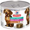 Hill's Adult Perfect Weight Small & Mini mousse con tacchino cibo umido per cane 24 x 200 g