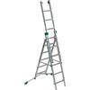 FACAL Scala a sfilo FACAL Super Prima 3 rampe in alluminio 3 x 6 gradini portata massima 150 kg EN 131 per lavori fino a 5.10 m