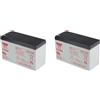 Yuasa Corporation NP7-12 - Yuasa Corporation - Batteria al piombo, 12 V, 7 Ah, 2 pezzi