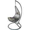 EuroGarden POLTRONA SOSPESA DA ESTERNO EURO GARDEN IN METALLO E PE RATTAN CON CUSCINO FA...