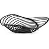 Alessi Trinity ACO03 B, Fruttiera di Design, in Acciaio Colorato con Resina Epossidica, Grande, Nero