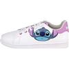 Disney Zapatillas de Stitch, Scarpe da Ginnastica Unisex-Adulto, Bianco, 35 EU