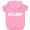 Izefia Felpe con Cappuccio per Cani con Stampa di Security Abbigliamento per Cane con Felpa Caldo Maglione Cappotto in Cotone per Cani di Piccola Taglia Rosa M